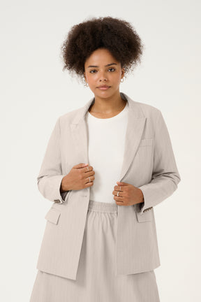 Kaffe Curve Esta Blazer in Cream