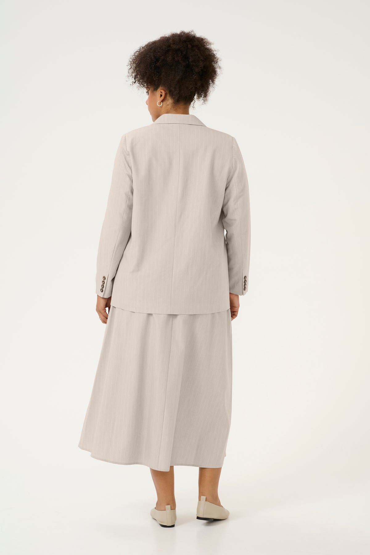 Kaffe Curve Esta Blazer in Cream