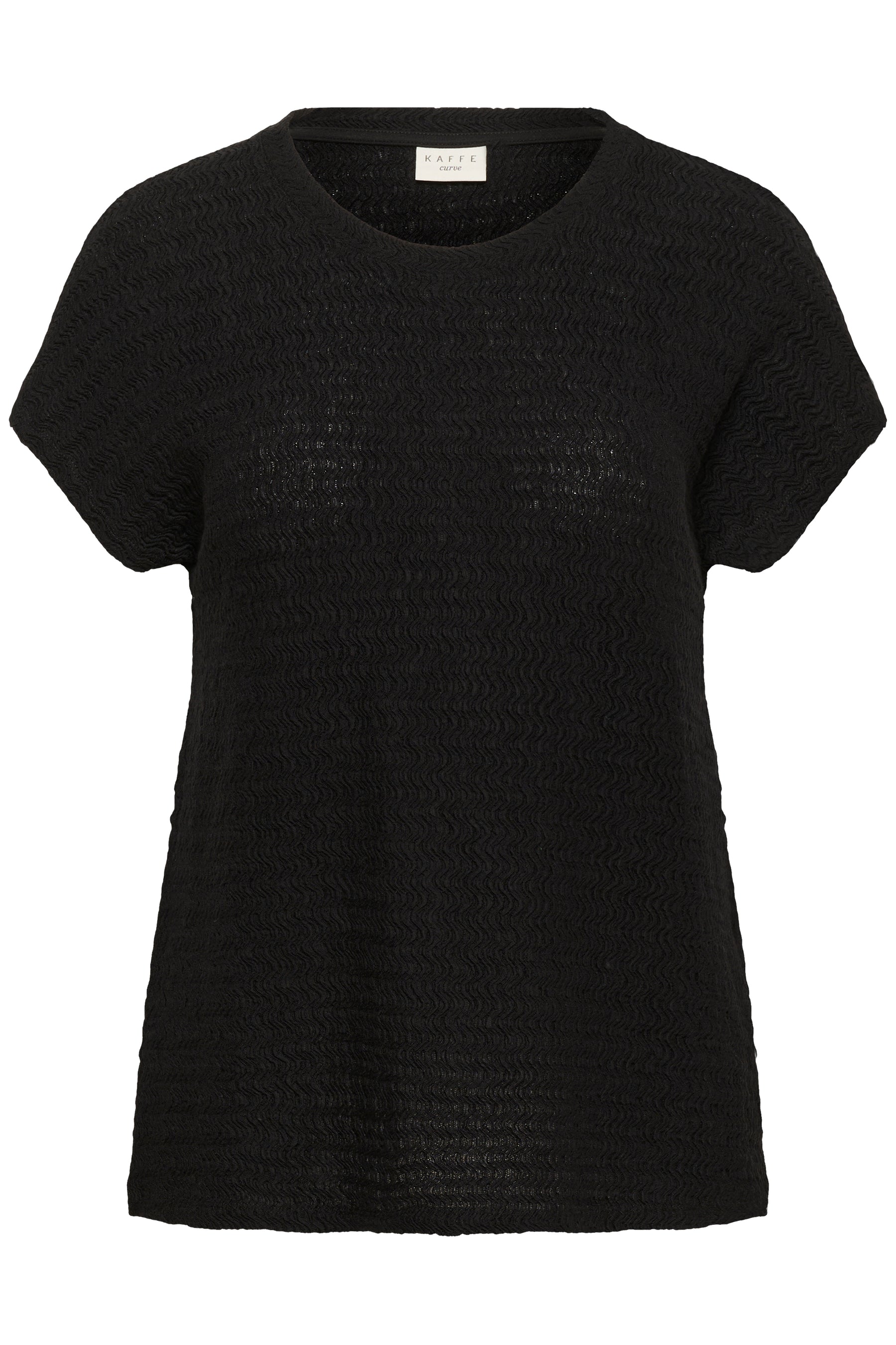 Kaffe Curve Felice Top in Black 