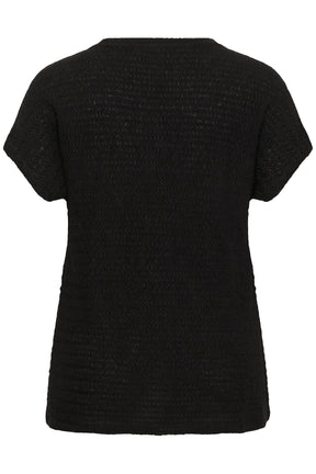 Kaffe Curve Felice Top in Black 