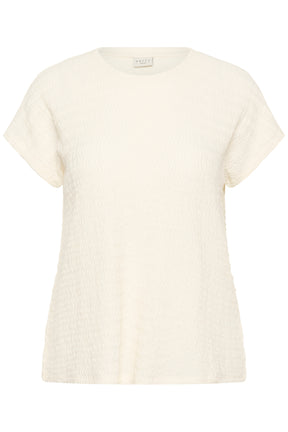 Kaffe Curve Felice Top in White 