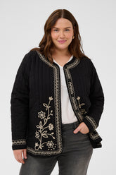 Kaffe Curve Fine Jacket in Black 