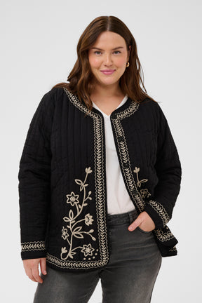 Kaffe Curve Fine Jacket in Black 