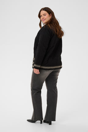 Kaffe Curve Fine Jacket in Black 