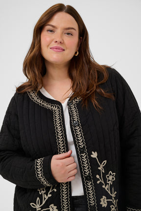Kaffe Curve Fine Jacket in Black 
