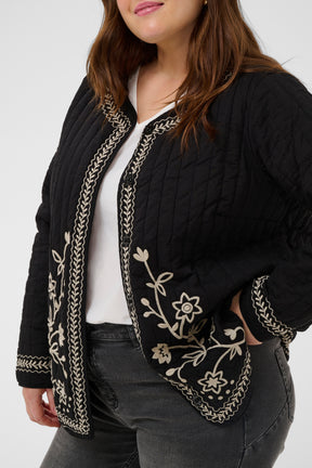 Kaffe Curve Fine Jacket in Black 