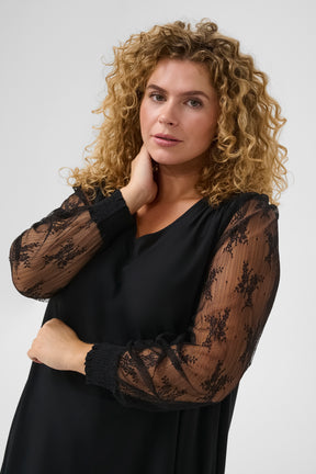 Kaffe Curve Freya Dress in Black