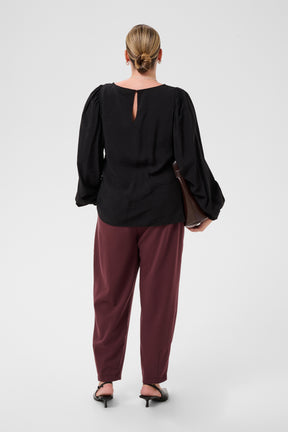 Kaffe Curve Gila Blouse in Black 