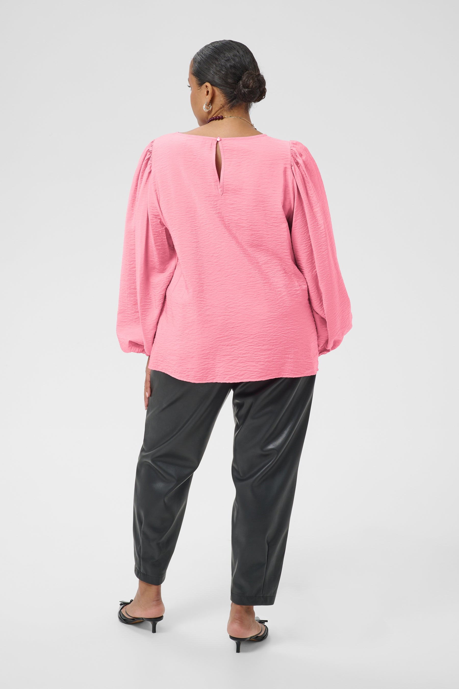 Kaffe Curve Gila Blouse in Wild Rose 