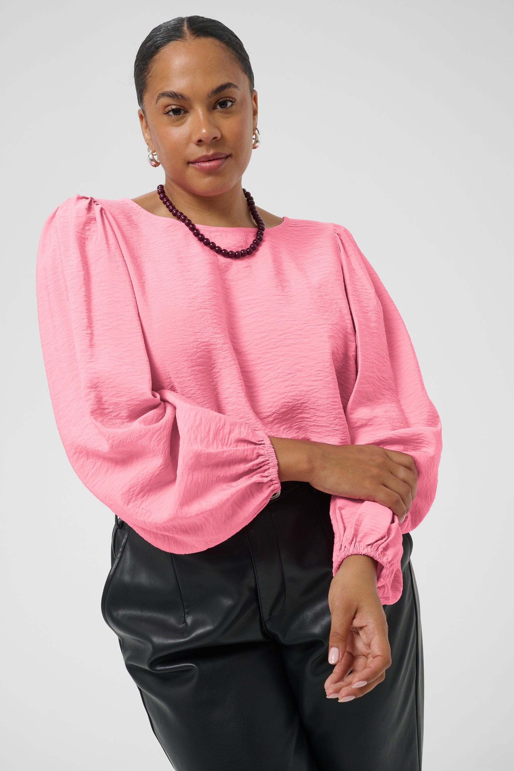 Kaffe Curve Gila Blouse in Wild Rose 