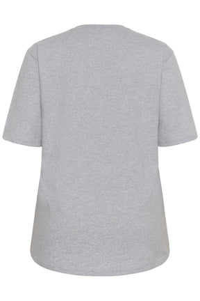 Kaffe Curve Glorina T-Shirt in Grey  