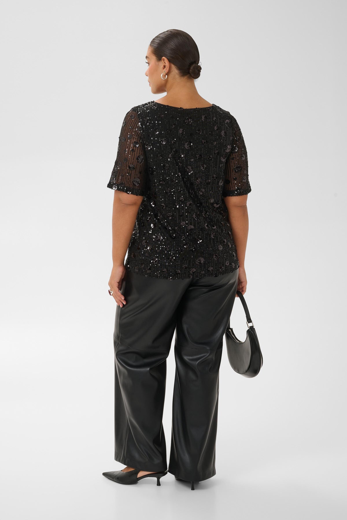 Kaffe Curve Gracie Blouse in Black 