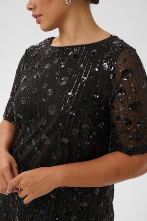 Kaffe Curve Gracie Blouse in Black 