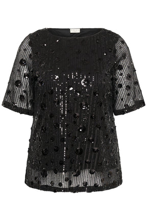 Kaffe Curve Gracie Blouse in Black 