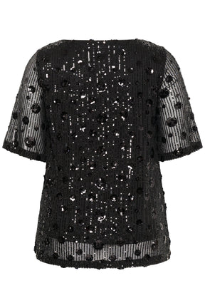 Kaffe Curve Gracie Blouse in Black 