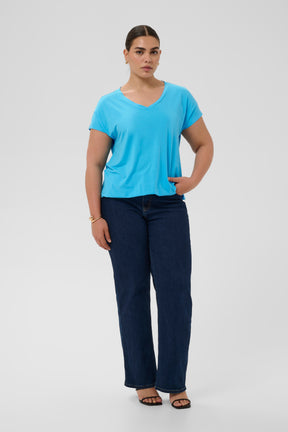 Kaffe Curve Jena T-Shirt in Aquarius 