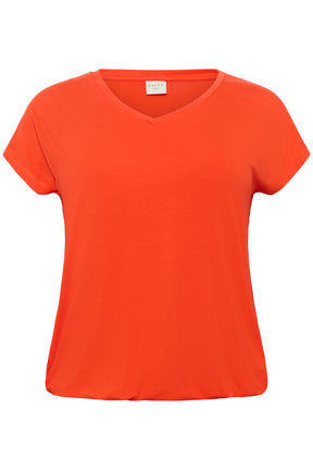 Kaffe Curve Jena T-Shirt in Orange