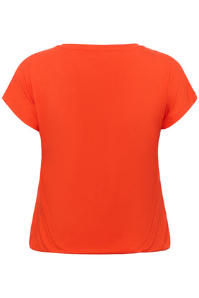 Kaffe Curve Jena T-Shirt in Orange