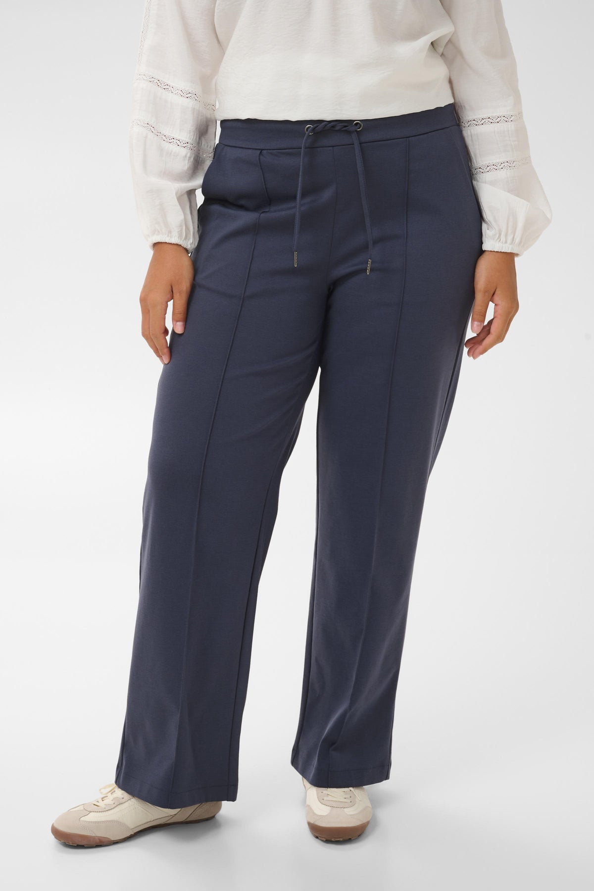 Kaffe Curve Jenna Trouser in Graphite 