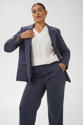 Kaffe Curve Jenna Trouser in Graphite 