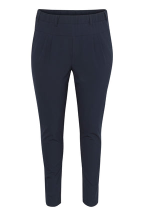Kaffe Curve Jia Trousers in Navy
