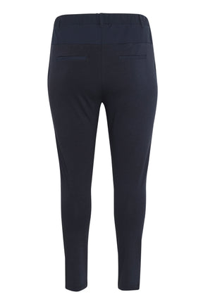 Kaffe Curve Jia Trousers in Navy