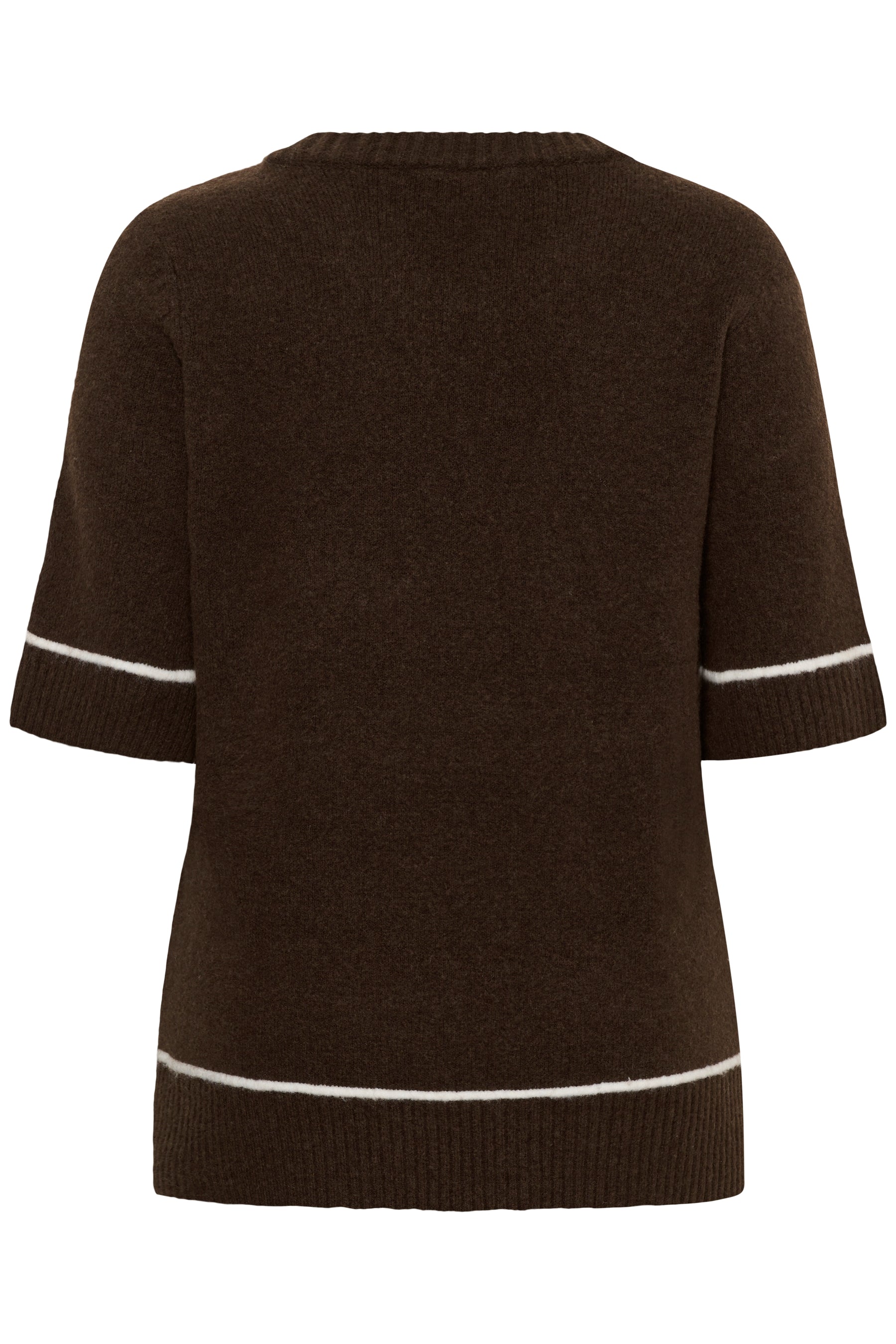 Kaffe Curve Jinga Knit Top in Brown 