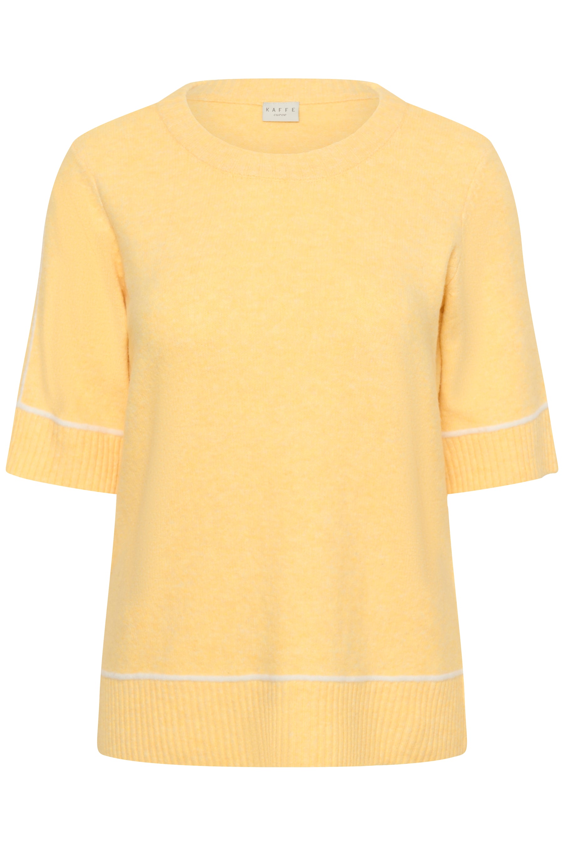 Kaffe Curve Jinga Knit Top in Yellow 