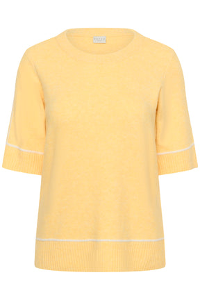 Kaffe Curve Jinga Knit Top in Yellow 