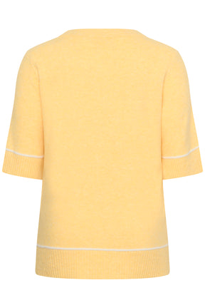 Kaffe Curve Jinga Knit Top in Yellow 