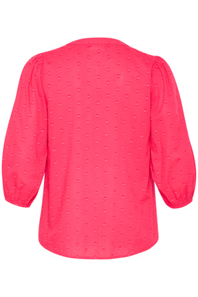 Kaffe Curve Jolana Blouse in Fuchsia
