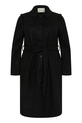 Kaffe Curve Julian Coat in Black