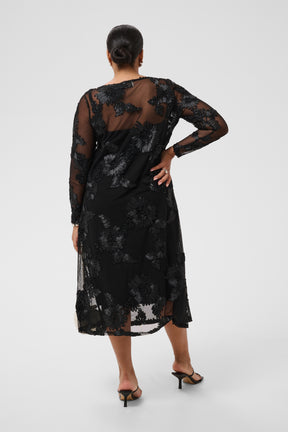 Kaffe Curve Juliana Dress in Black 