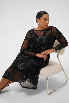 Kaffe Curve Juliana Dress in Black 