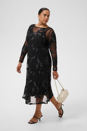 Kaffe Curve Juliana Dress in Black 