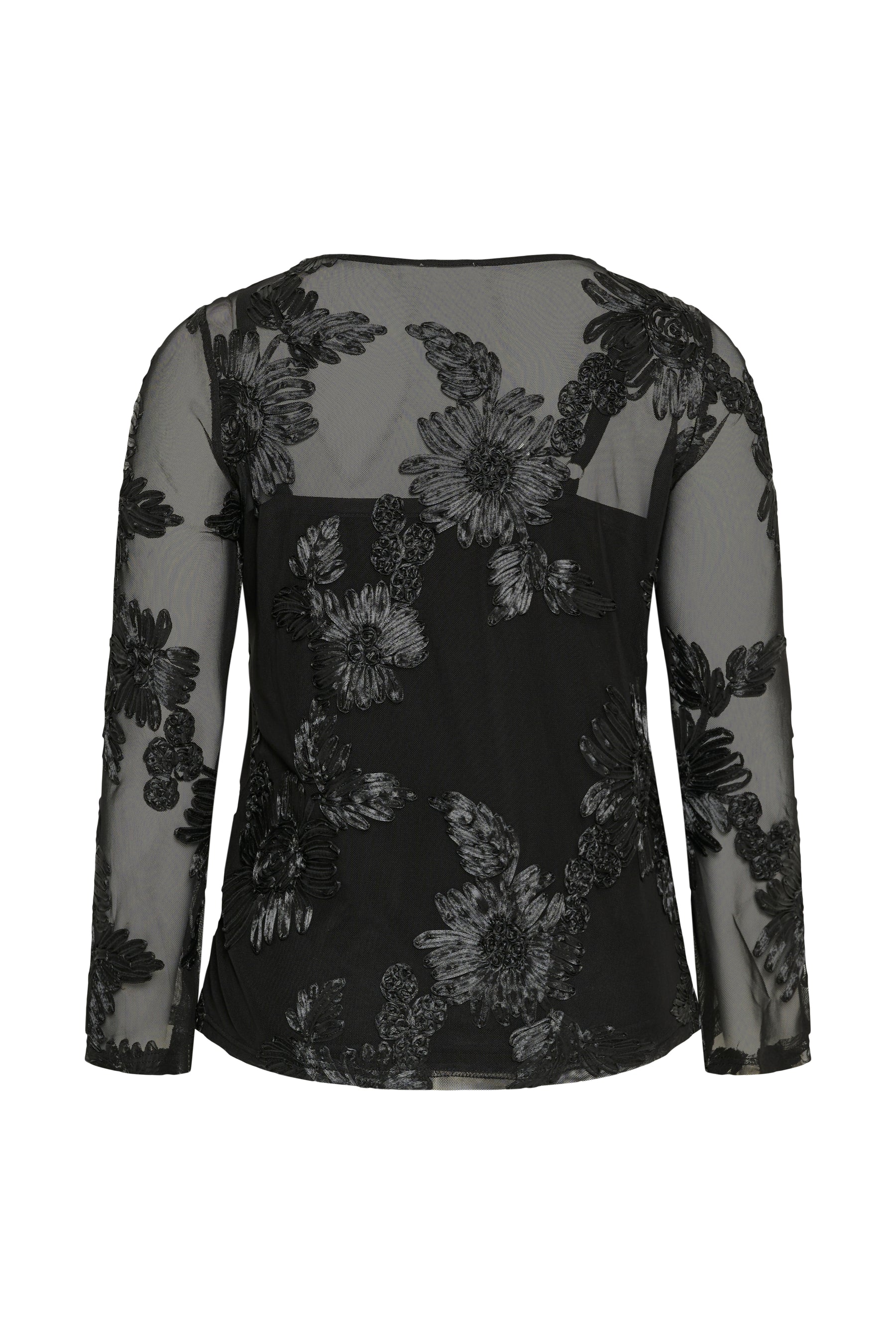 Kaffe Curve Juliana Lace Top in Black 