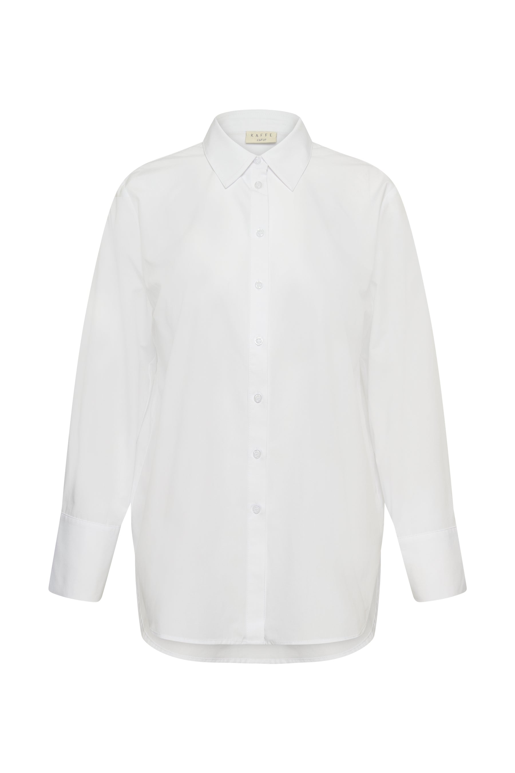 Kaffe Curve Kika Shirt in White 