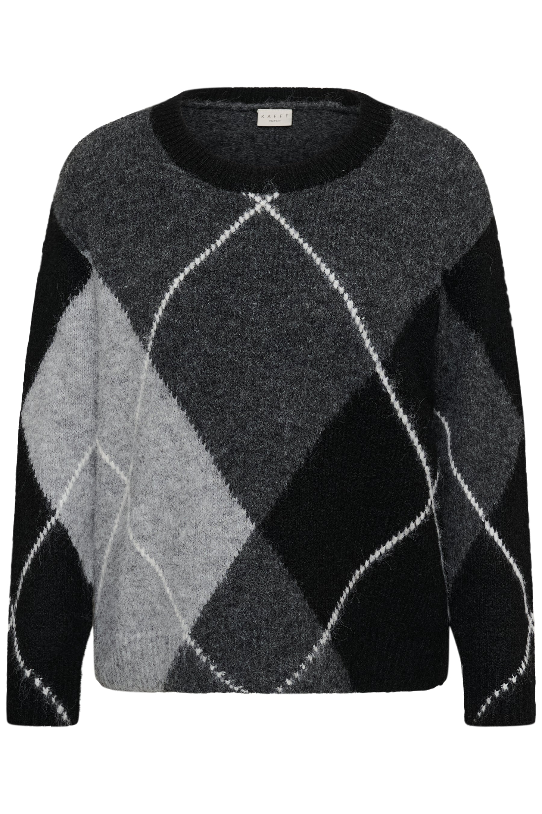Kaffe Curve Kit Jumper in Grey  