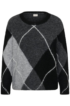 Kaffe Curve Kit Jumper in Grey  