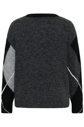 Kaffe Curve Kit Jumper in Grey  