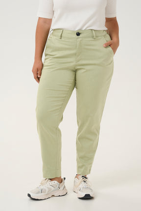 Kaffe Curve Leana Chino in Green