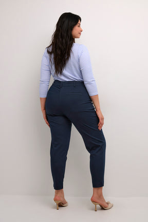 Kaffe Curve Leana Chino in Navy