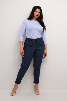 Kaffe Curve Leana Chino in Navy