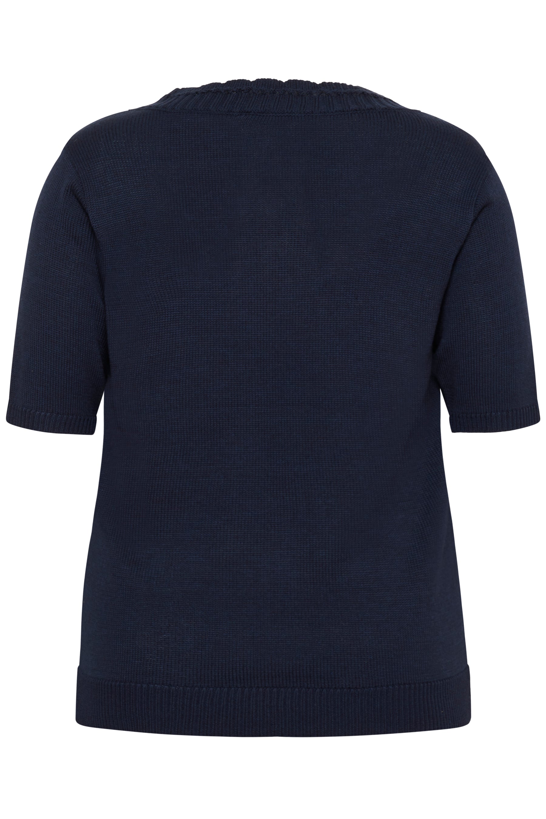 Kaffe Curve Leani Knit Top in Navy
