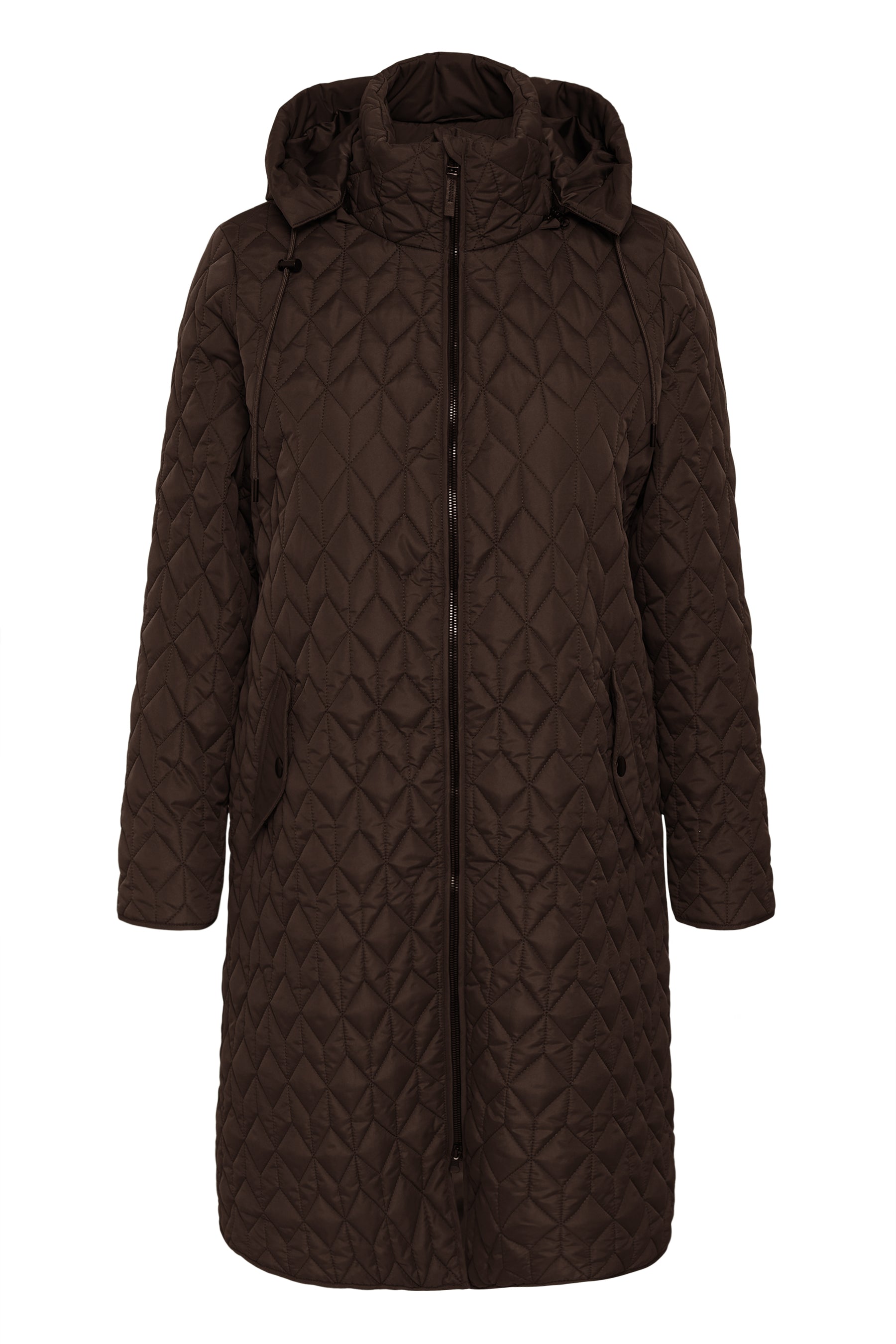 Kaffe Curve Leina Coat in Coffee Bean 