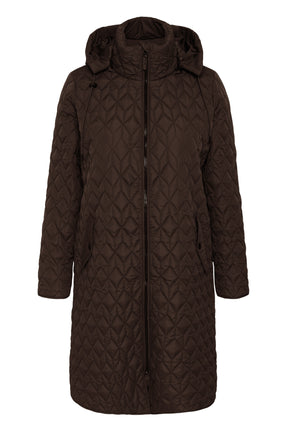 Kaffe Curve Leina Coat in Coffee Bean 