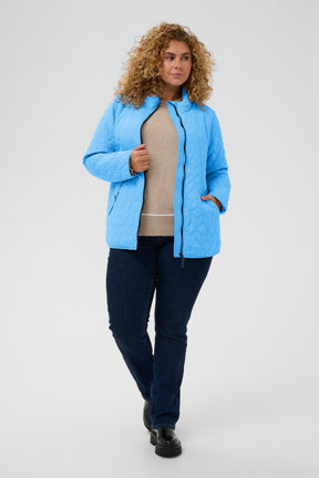 Kaffe Curve Leina Jacket in Blue