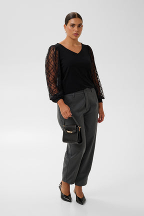 Kaffe Curve Leona Blouse in Black 