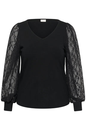 Kaffe Curve Leona Blouse in Black 