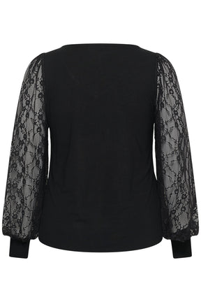 Kaffe Curve Leona Blouse in Black 